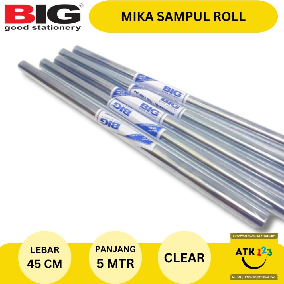 

Sampul Buku Mika Roll Panjang 45cm / Folio / Transparant