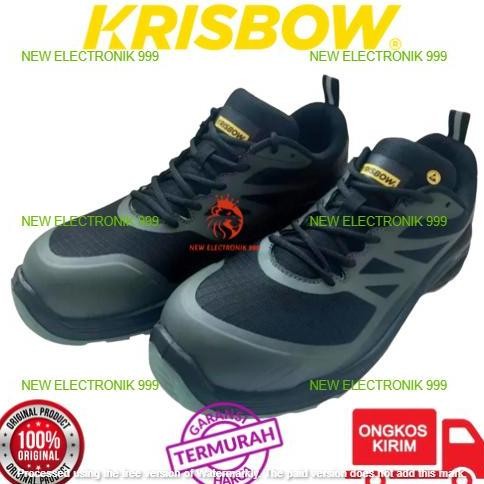 Krisbow Sepatu Pengaman Goliath Hitam Safety Shoes Goliath Seo