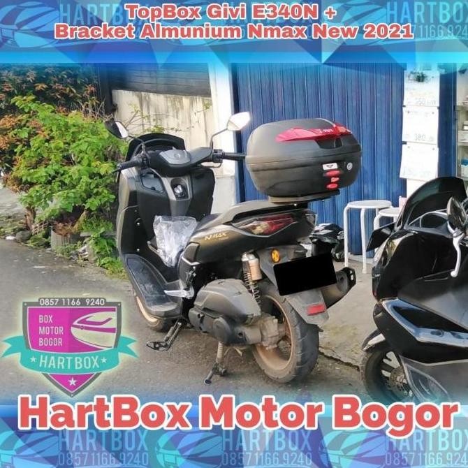 Yamaha Nmax Givi E340N Box Motor E34 Plus Bracket Touring mudik harian