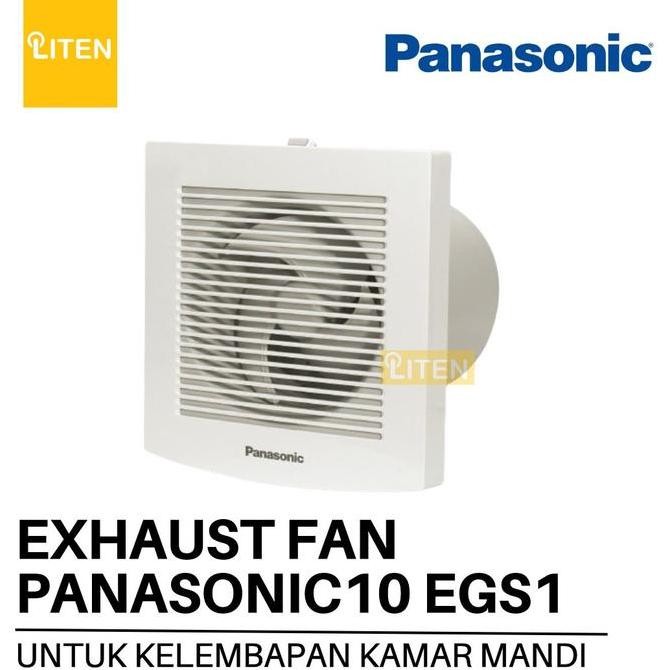 Exhaust Fan Plafon Dinding Panasonic 10 Egs Fv10Egs1/Fv-10Egs1/10-Egs-1/10Egs Shutter Eksos Seo