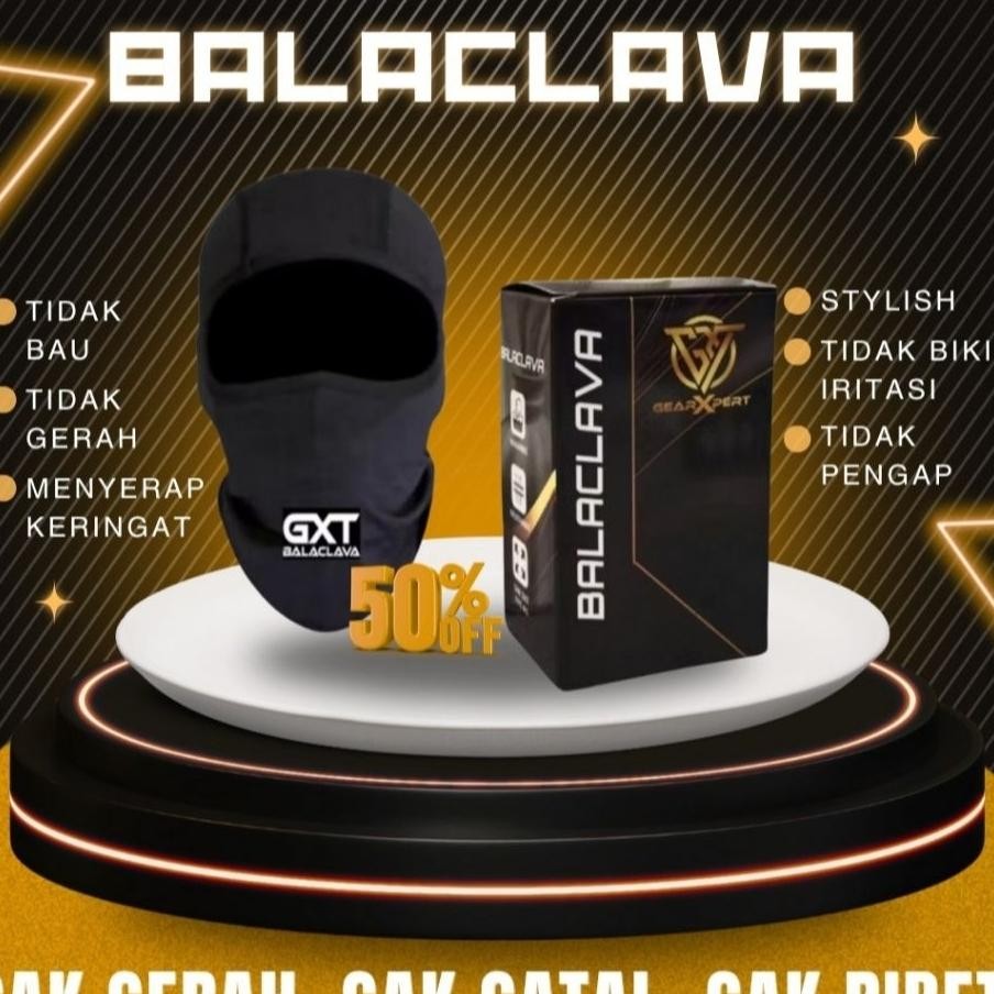 Masker Ninja Balaclava Buff All Size Gxt Multifungsi Gearxpert Masker Motor Balaclava Buff All Size 
