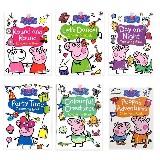 

Coloring Book Peppa Pig Buku Mewarnai Impor Anak KS