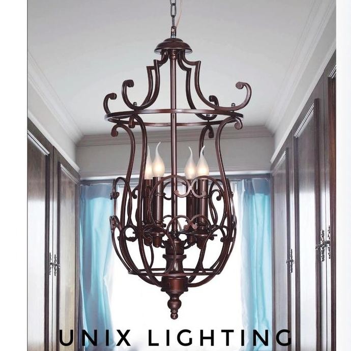 Lampu Gantung Hias Teras Klasik Modern Lg 5406/4