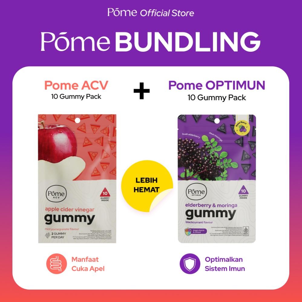 

Pome Bundling - Pome ACV 1 Sachet + Pome Optimun 1 Pouch