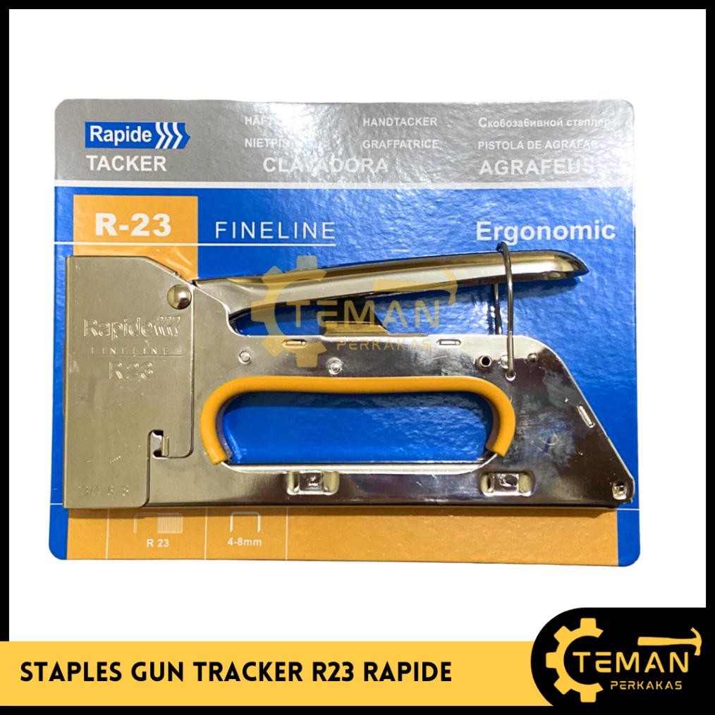 RAPIDE Staples Gun Tacker Hekter R23 Rapide / R-23 Stepler Tembak Manual Jok Motor