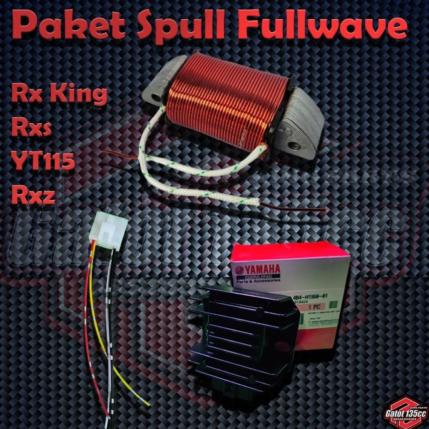 Paket spul pengisian fullwave Rx king Rxs RXz DC set kiprok Nmax suport Daymaker satu set spul kipro