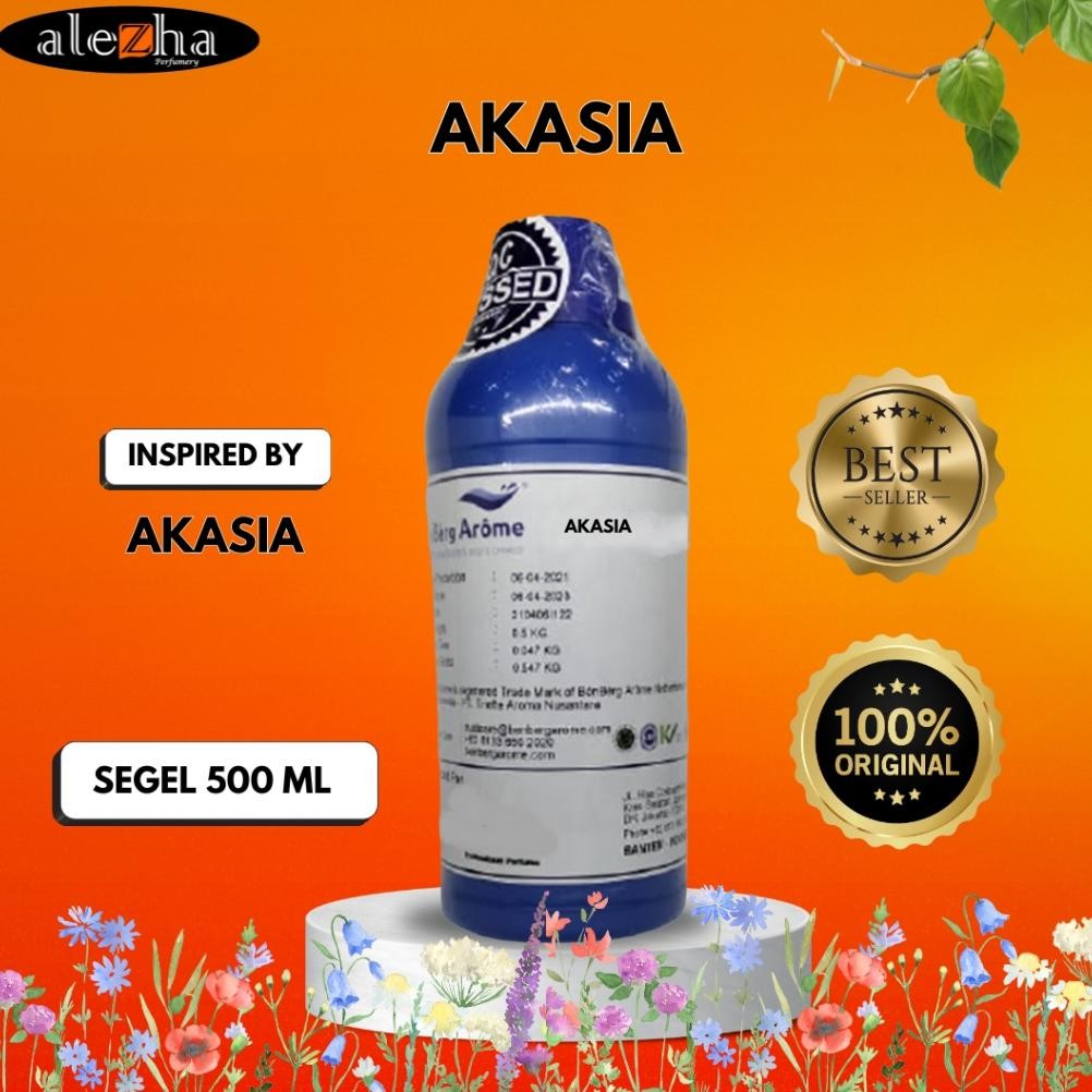 Terlaris Bibit Parfum Laundry Akasia (Benberg) 500Ml Segel