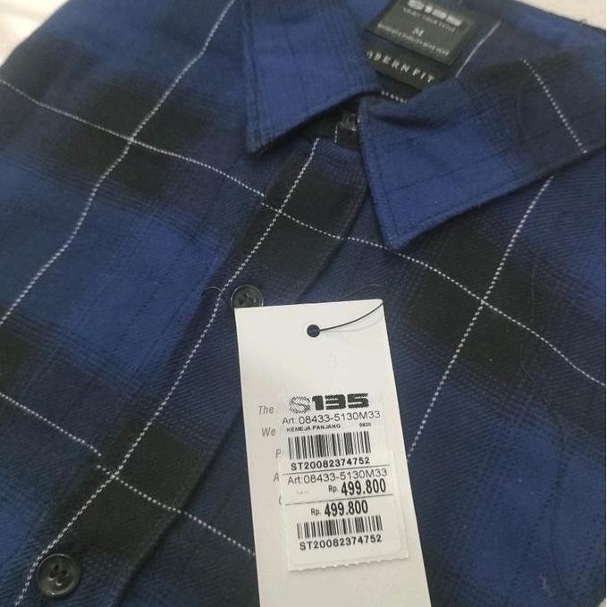 Grosir Baju Branded Kemeja Flanel S135 Ori Kemeja Batik Cowok Polos