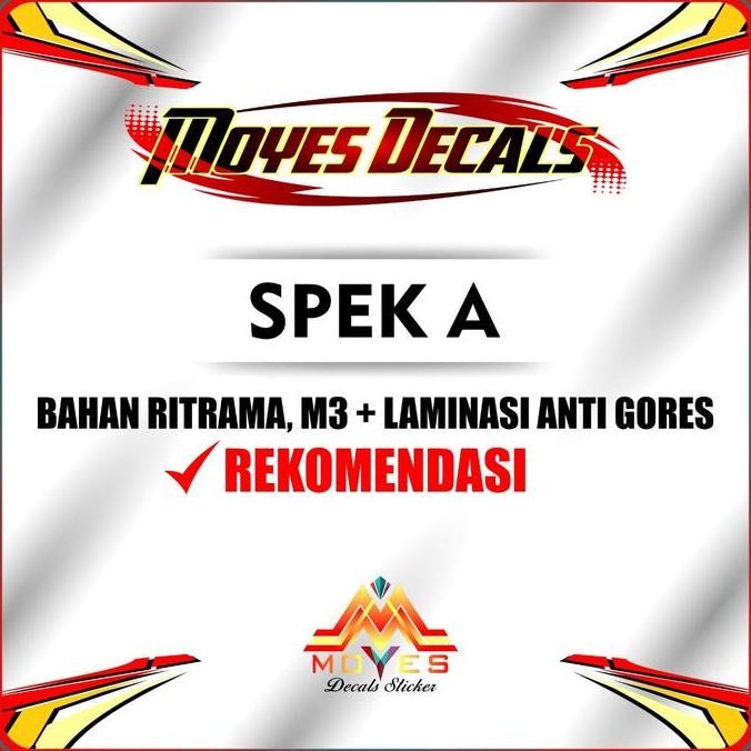 Decal Stiker R15 V2 - Motif Mandalika Racing Team Fullbody