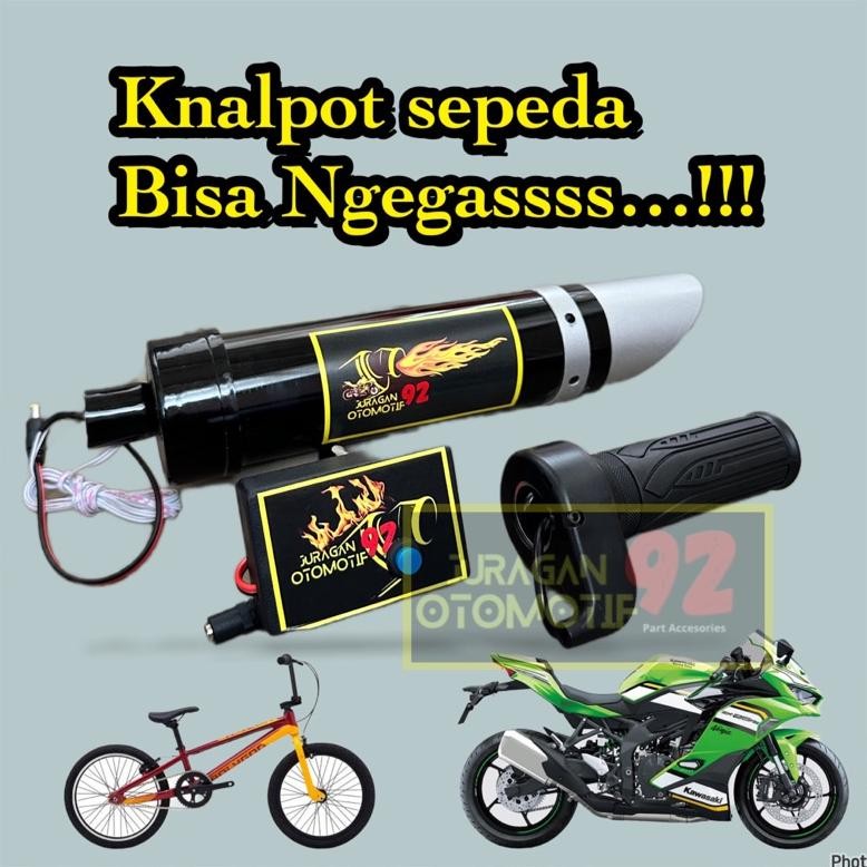 KNALPOT SEPEDA SUARA ZX25 LIPAT KNALPOT SEPEDA ANAK SEPEDA MOTOR LISTRIK KNALPOT MAINAN ANAK LAKI Nu