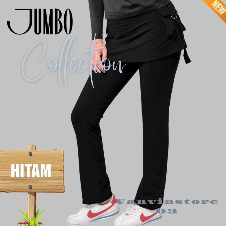 JUMBO celana rok senam kargo  jumbo 3L,4L,5L/celana panjang CBR olah raga bigsize Nugi