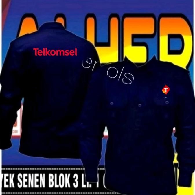 Sale Kemeja Telkomsel Baju Telkomsel Seragam Telkomsel Pdh Telkomsel