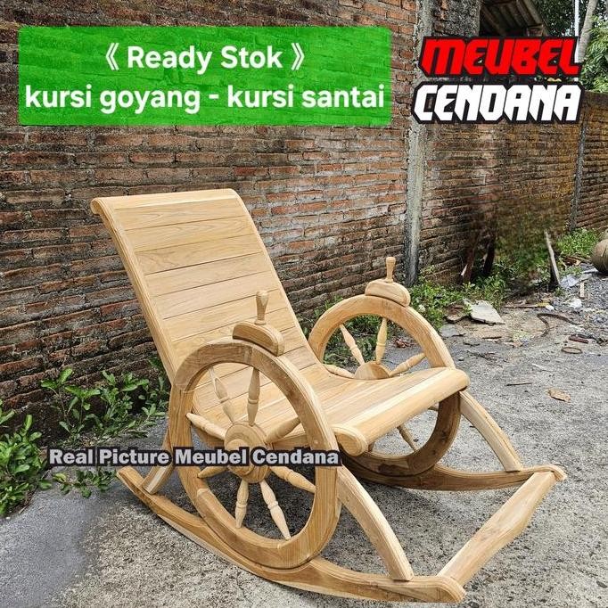 Kursi Goyang Santai Jati, Ayunan Jati, Kursi Santai Kursi Teras Jati Seo