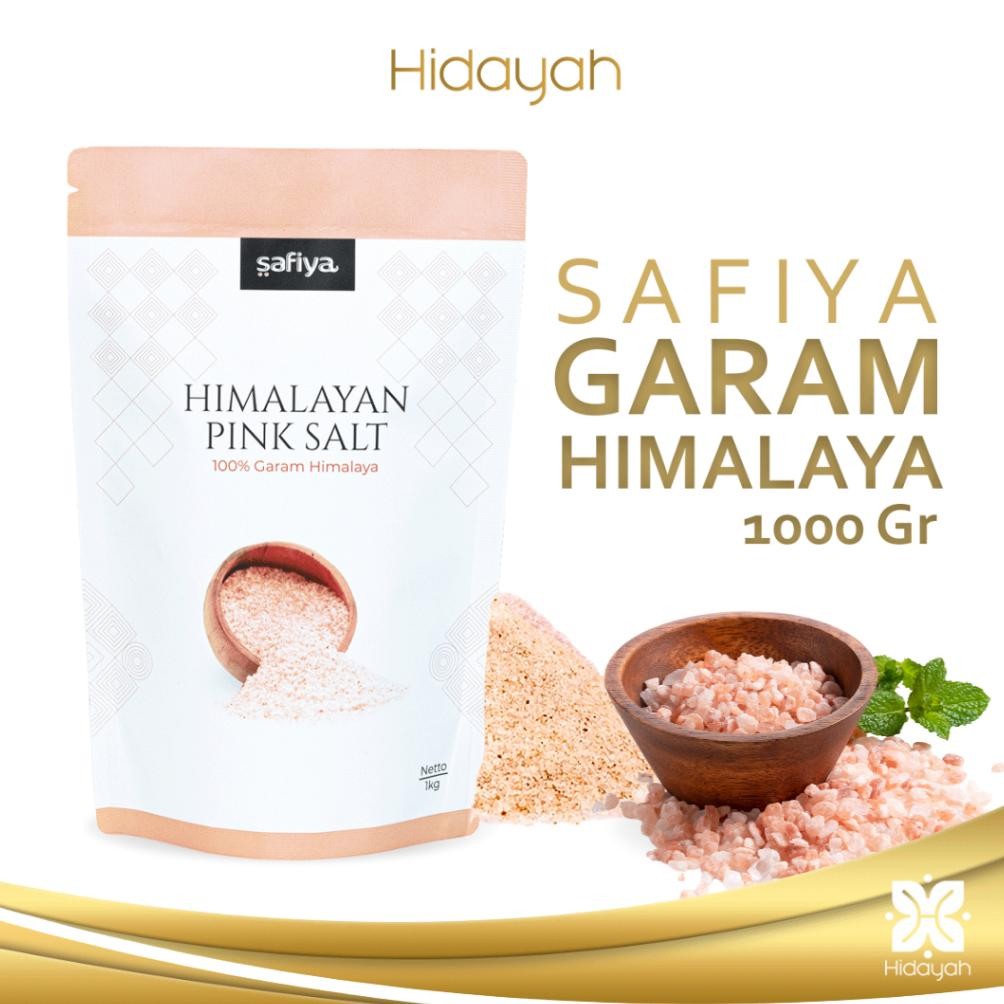 

(Terbaru) Garam Himalaya 1 Kg Safiya - Original Himalayan Pink Salt Asli Premium (Terlaris)