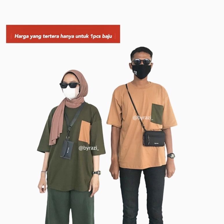 Terlaris T-Shirt Oversize Couple / Kaos Oversize Couple / Baju Oversize Couple / Byrazi_ Terbaru