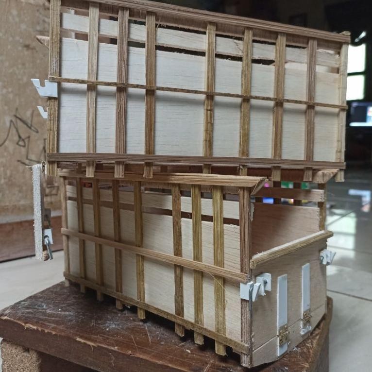 Jy-56 Kode V89Y Bak Truk Miniatur  Untuk Truk Plastik Dan Sejenisnya  Terbuat Dari Triplek