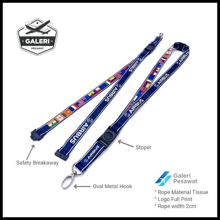 

Lanyard/Tali Gantungan ID Card Airbus Bendera