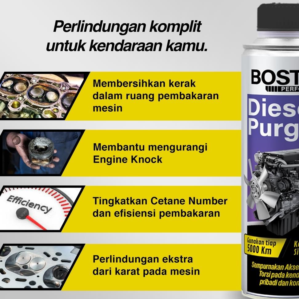 Diesel Purge 500ml Boston Performance / Purging / Gurah Mesin Diesel