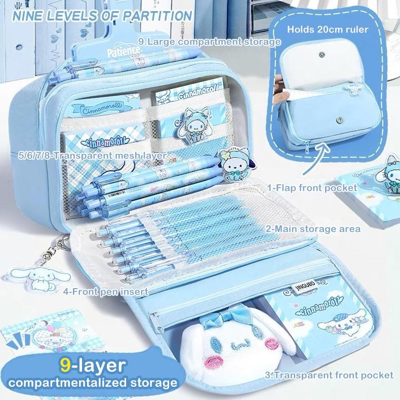 

Tempat alat tulis kotak pensil aesthetic Tas PenaTempat Pencil Tas Pensil kapasitas besar