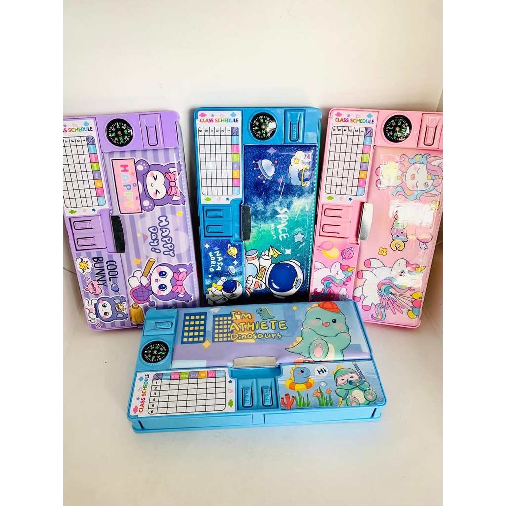 

Tempat pensil multifungsi kartun, tempat pensil multifungsi anak berkapasitas besar/Tempat pensil yang menyenangkan