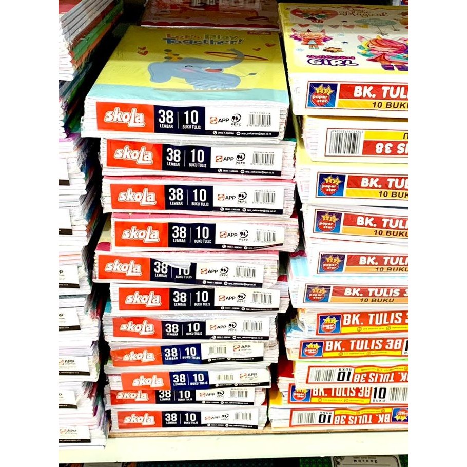 

(Per Pack) Buku Tulis BOXY 42 Lembar