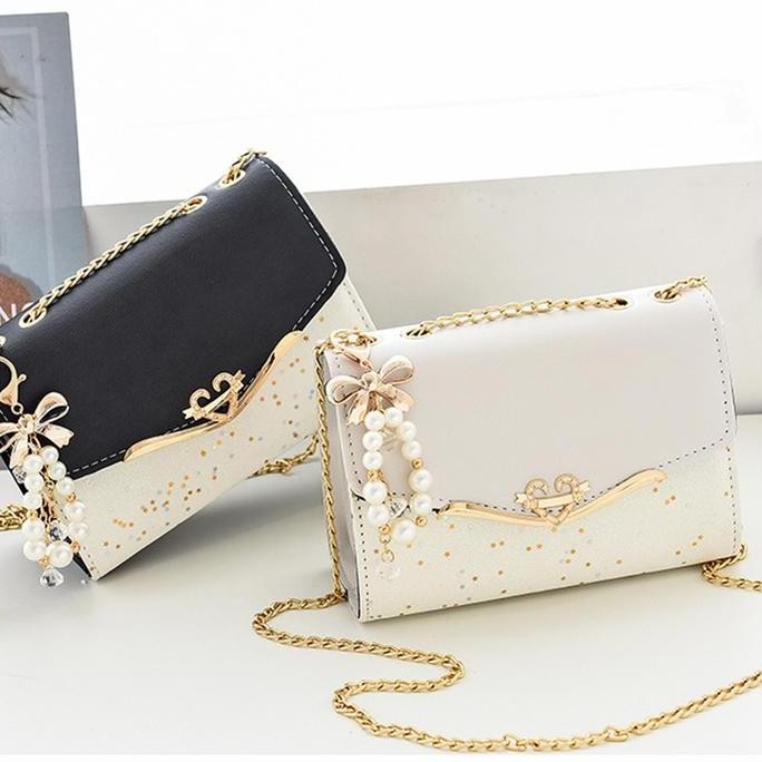 

Baru Tas Wanita Korea Gaya Baru 2024 Dompet Ponsel Berpayet Selempang Mini Fashion