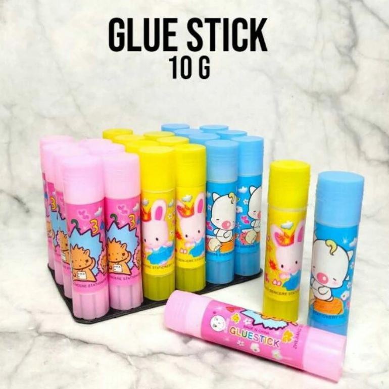 

[1 pak] lem glue stick karakter isi 24 pcs - lem kertas stik grosir