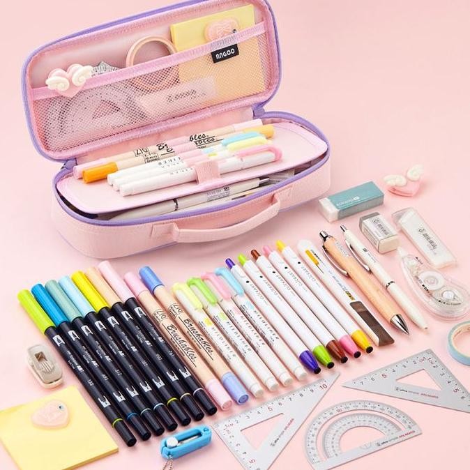

Baru Tempat Pensil Handbag Style Angoo Dreaming Set Pencil Case Anak Unik Lucu