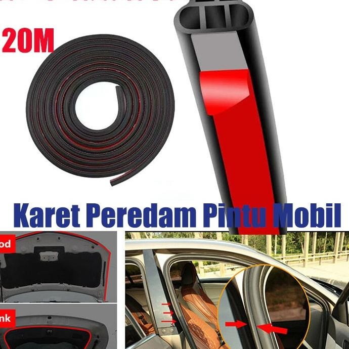 20 Meter Karet Peredam Pintu Mobil Peredam Pintu Mesin Universal Karet Peredam Pintu Mobil Universal