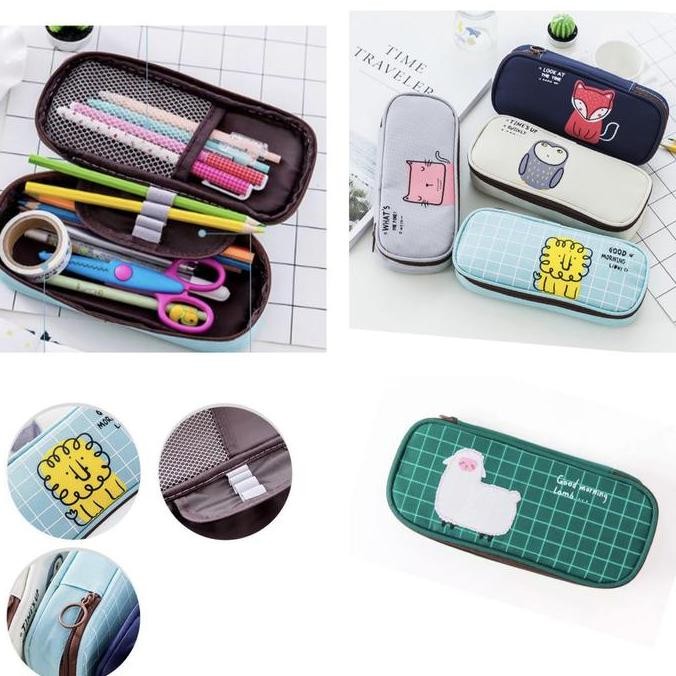 

Baru Pencil Case Animal Lucu New Good Morning Tempat Pensil Sekolah Karakter