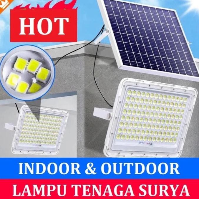 MURAH.. LAMPU SOROT 1000WATT LED LAMPU TENAGA SURYA OUTDOOR PANEL SURYA 1000W 1000 WATT