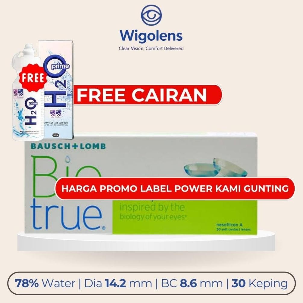 PROMO SOFTLENS BAUSCH AND LOMB BIO TRUE CLEAR DAILY BOX BESAR