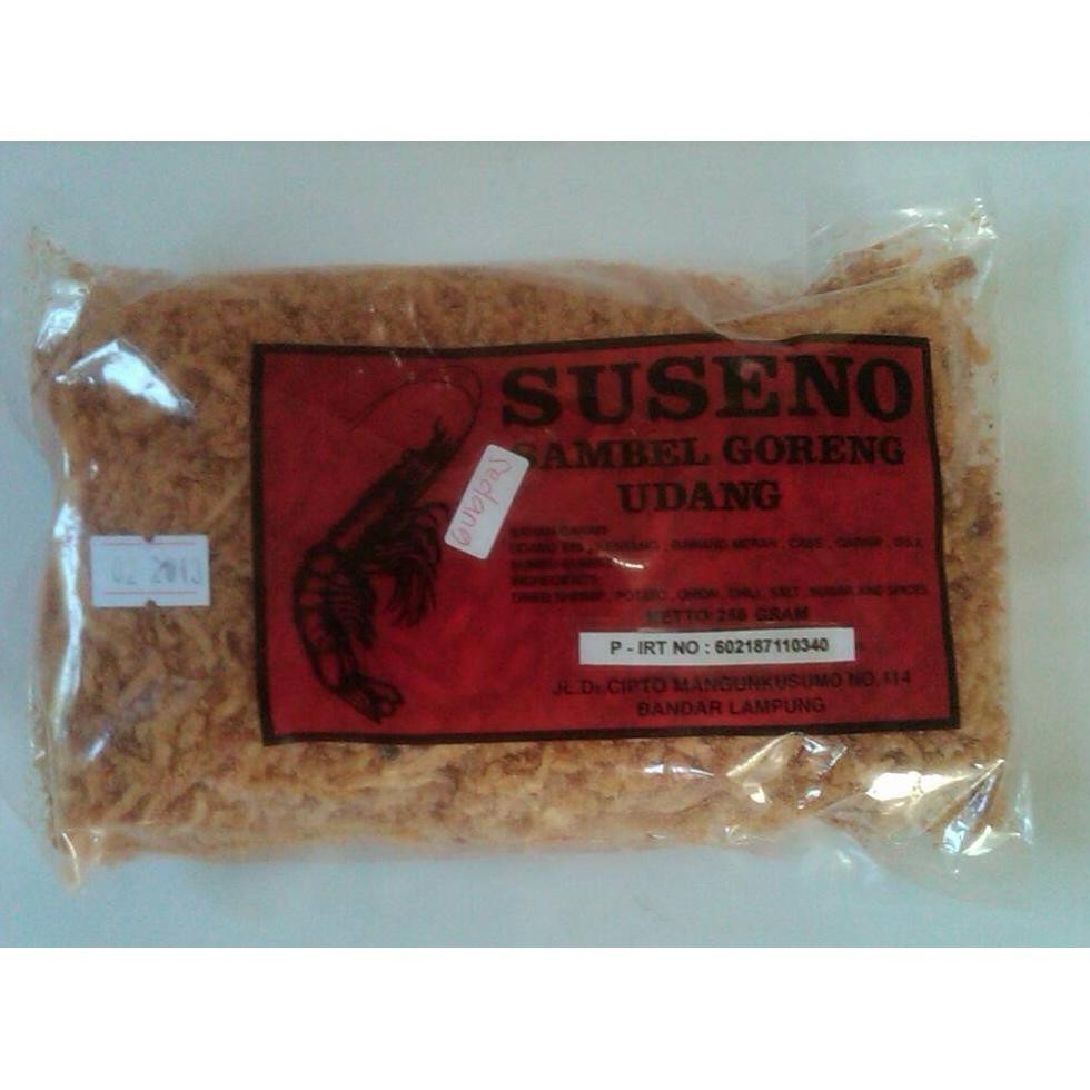 

Suseno Sambal Goreng Udang Kentang Asli Lampung Kemasan Plastik 250g