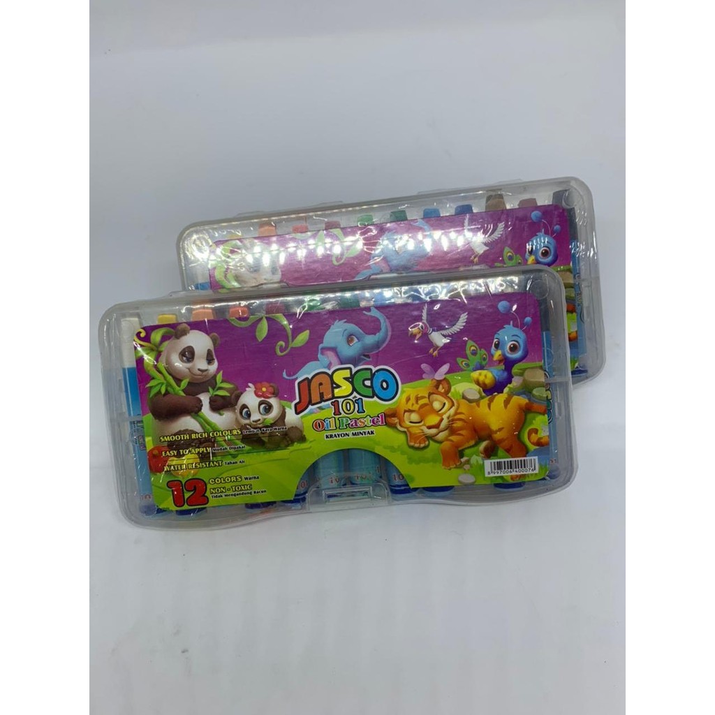 

JASCO OIL PASTEL isi 12 WARNA/Crayon Krayon Art untuk Sekolah Anak & professional