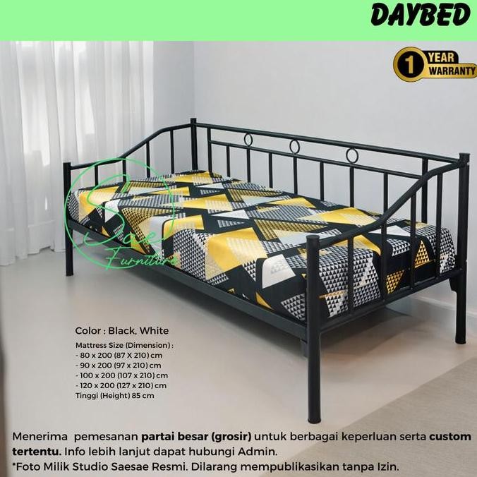 Daybed Ranjang Santai Besi Seo