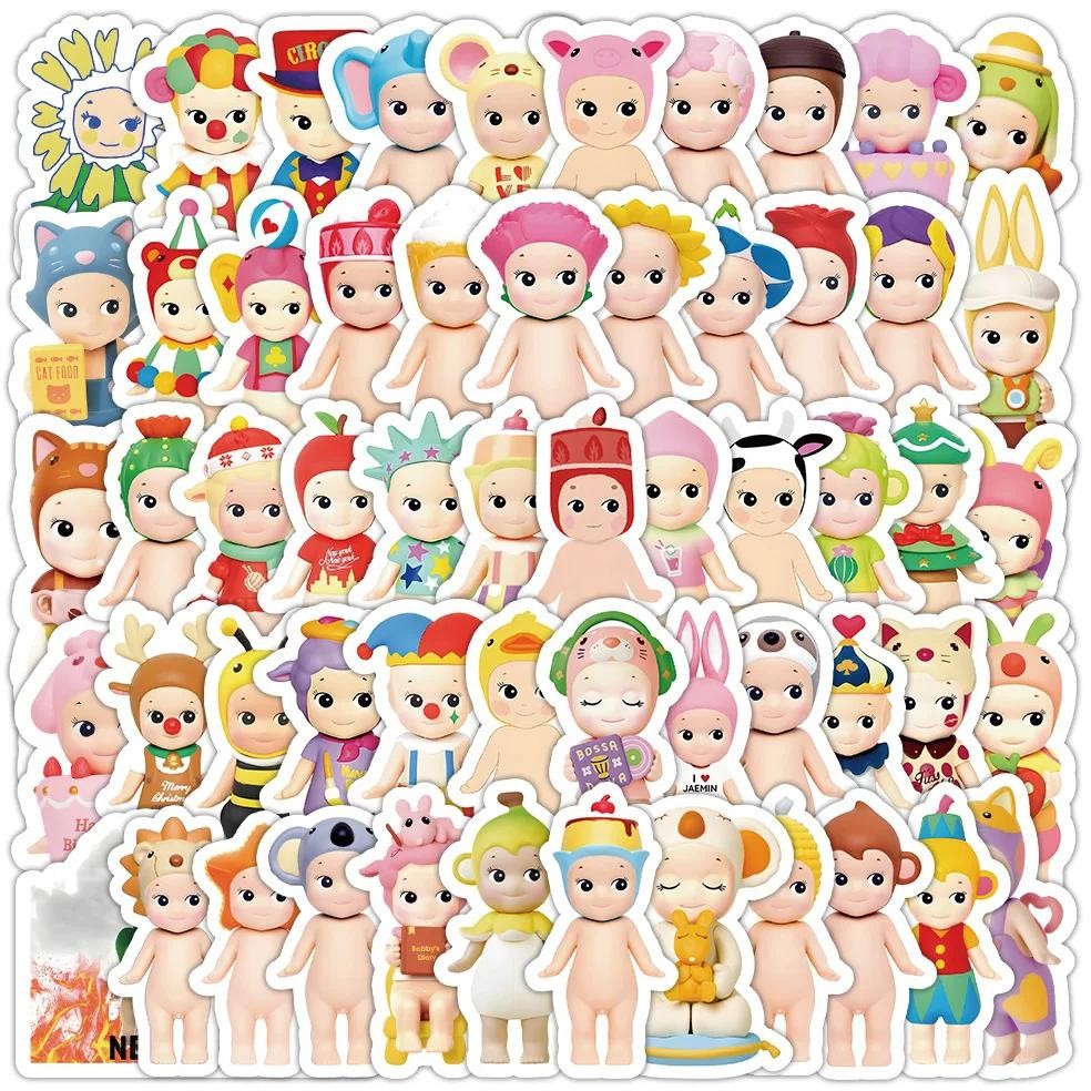 

100Pcs Sunny Angel Cartoon Cute Graffiti Sticker Kawaii Luggage Laptop Cartoon Waterproof Decorative Stickers Supplies Kids Toy