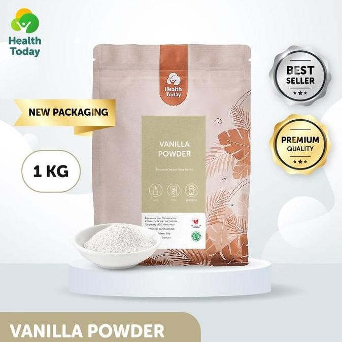 

baru bubuk minuman vanilla premium health today 1kg - powder drink rasa vanilla kekinian
