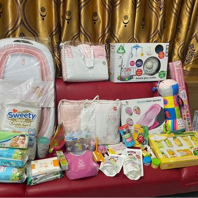 SALE SETELAN ATASAN TUNIK + ROK ANAK PEREMPUAN FASHION MUSLIM MODIS USIA 2-10 TAHUN