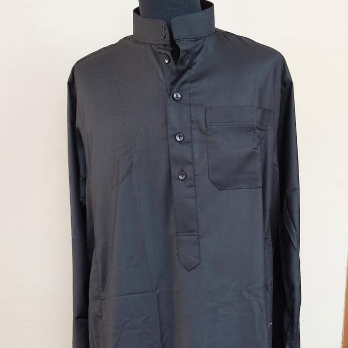 Gki Jubah Al Aseel Premium Gamis Alaseel Impor Hitam