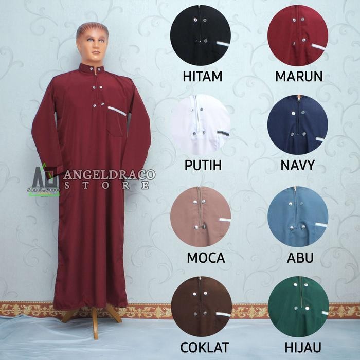 Jubah Gamis Koko Pria Laki Laki Dewasa Murah Premium Gki