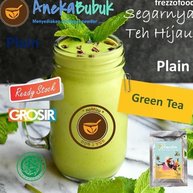

baru bubuk minuman matcha green tea 1kg - 7 powder mix rasa matcha