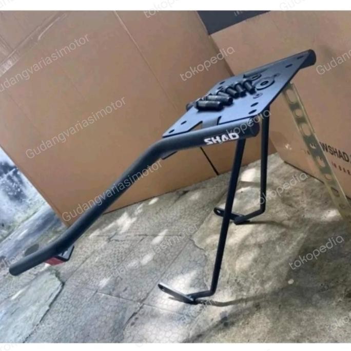 breket box xmax 300/xmax 250 asli merek shad promo