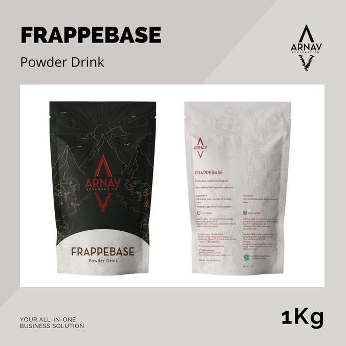 

baru bubuk minuman frappe base 1kg - arnav premium powder drink instan