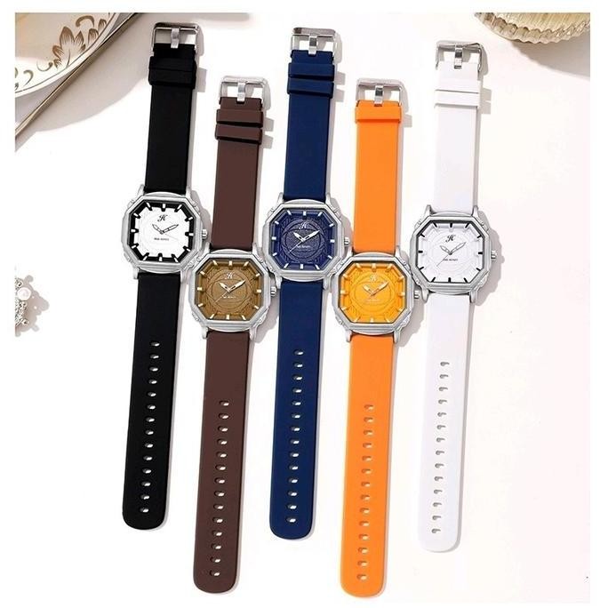 Jims Honey H 8086 Jam Tangan Wanita Original Freebox Rubber
