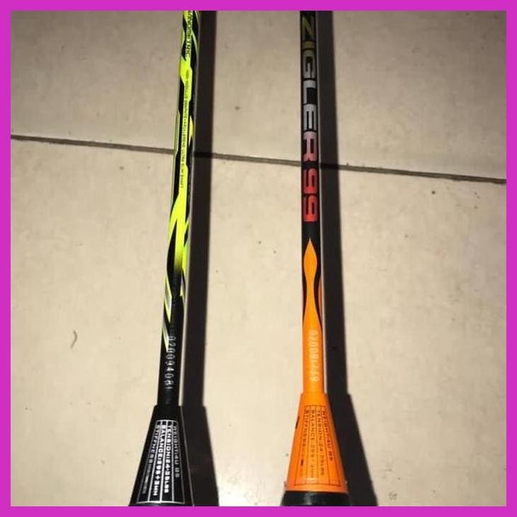 (OLAHRAGA) RAKET BADMINTON VSE Z ZIGLER 77,Z ZIGLER STRIKE,Z ZIGLER 11 DLL 35 LBS PRIVASI AMAN
