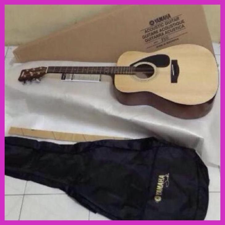 (OLAHRAGA) GITAR GUITAR YAMAHA AKUSTIK FOLK STRING F 310 KOMPLIT TAS+PICK ORI PACKING AMAN