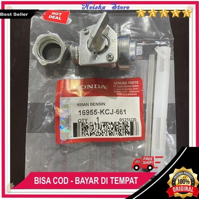 KCJ Keran Bensin Tiger Old Lama Original Kran Membran Tangki Megapro