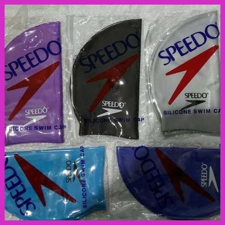(OLAHRAGA) TOPI RENANG SPEEDO SILICONE PRIVASI AMAN