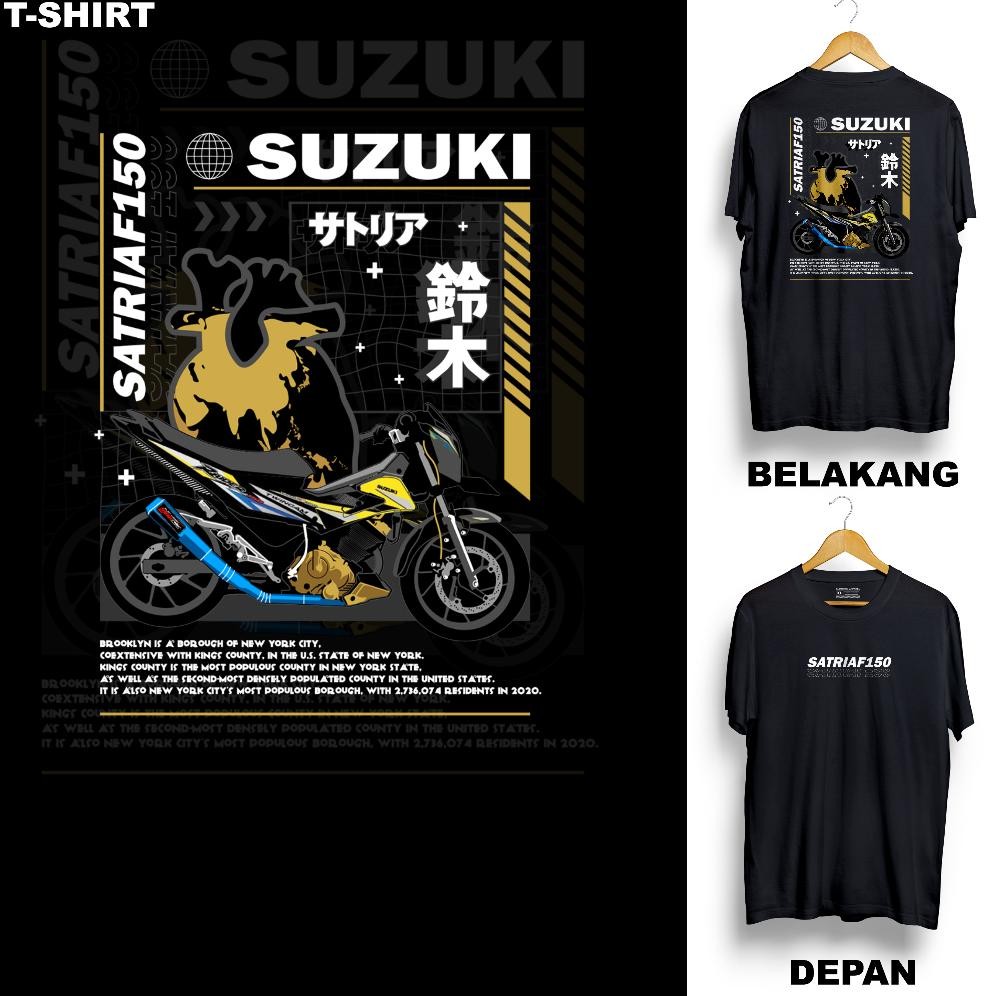 Promo Kaos Motor Dewasa Otomotif Rider Driver Biker Lengan Pendek 24S Depan Belakang Gambar Motif Sa