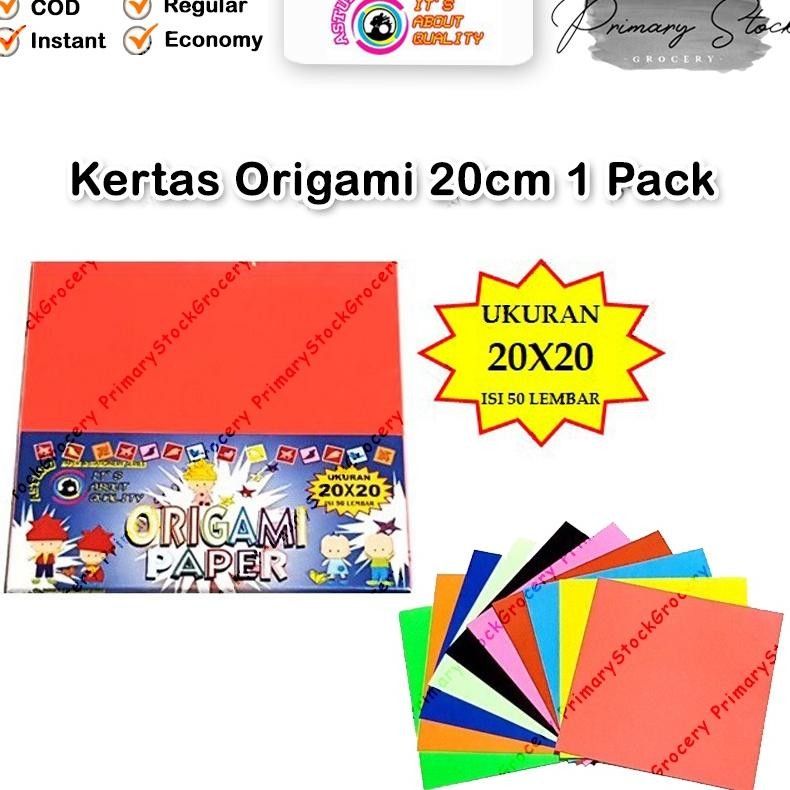 

Gami 20X20 Isi 50 Lembar 20 Cm Kertas Lipat Warna Asturo
